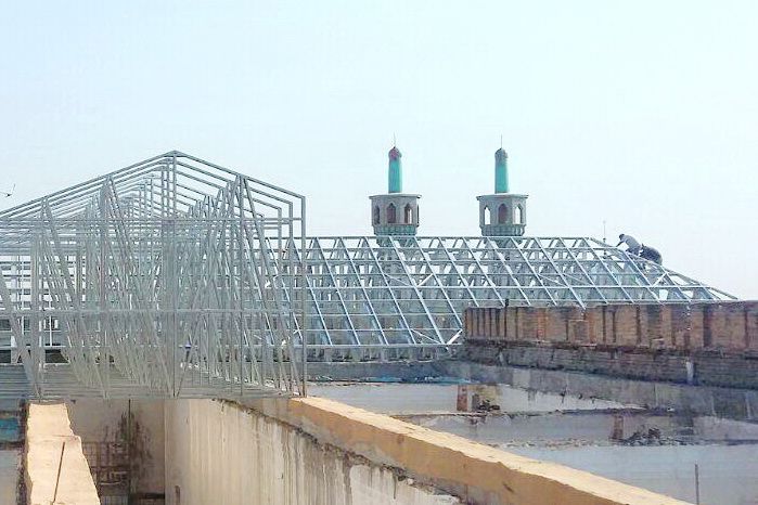 پروژه ال اس اف -6-جایگزینی سقف شیبدار ساختمان قدیمی دانشگاه افسری امام علی